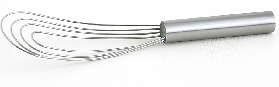 Whisk Flat/Roux Stainless Steel USA
